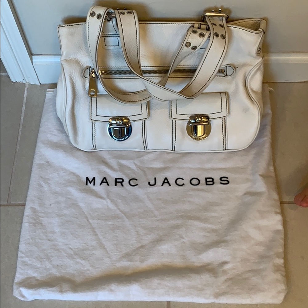 Marc Jacobs White Leather shoulder bag